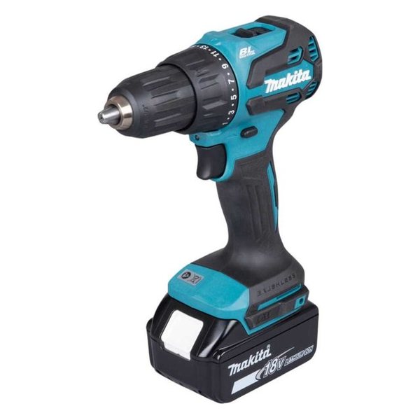 Taladro Percutor 18V LXT 65 Nm Makita DHP490RFX + 1 batería 3,0 Ah